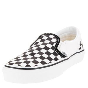 Vans Kids' Classic Slip-On Checkerboard Black/White 3 Youth